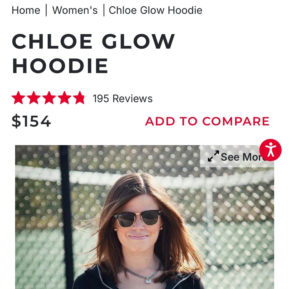 Scottevest Chloe Black Hoodie